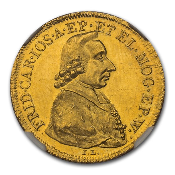 1795 German State Mainz IL/IA Gold Ducat MS-63 NGC 1795 German State Mainz IL/IA Gold Ducat MS-63 NGC